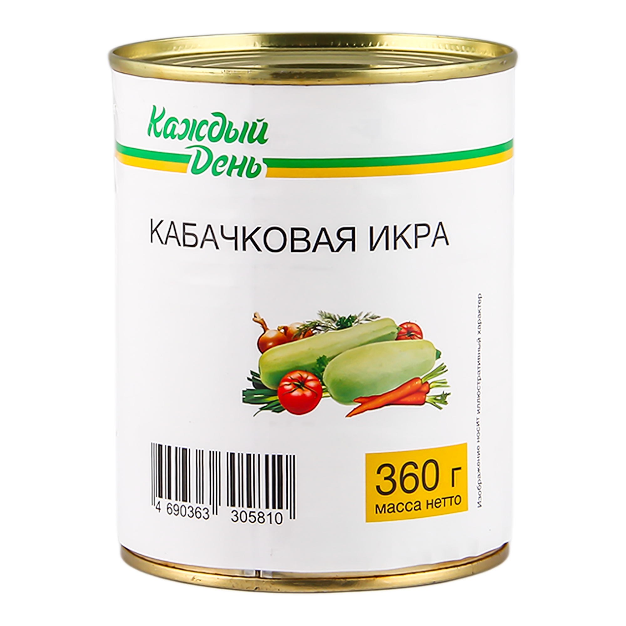 Икра из кабачков «Каждый день», 360 г