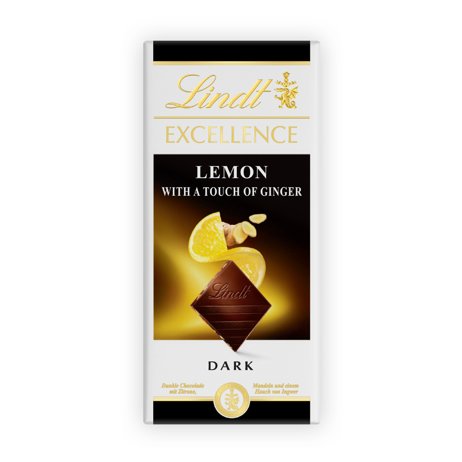 

Шоколад Lindt экселленс лимон и имбирь темный 100 г