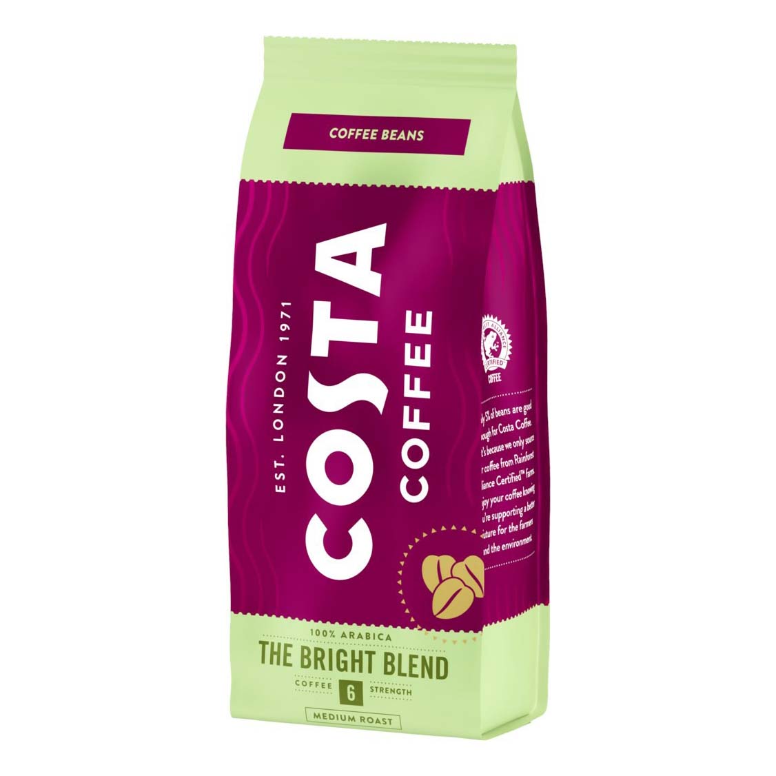 Кофе молотый средней обжарки. Кофе Costa Signature Blend. Кофе молотый Costa Bright Blend. Costa Coffee Bright Blend 200. Кофе Costa Signature зерновой 200г.