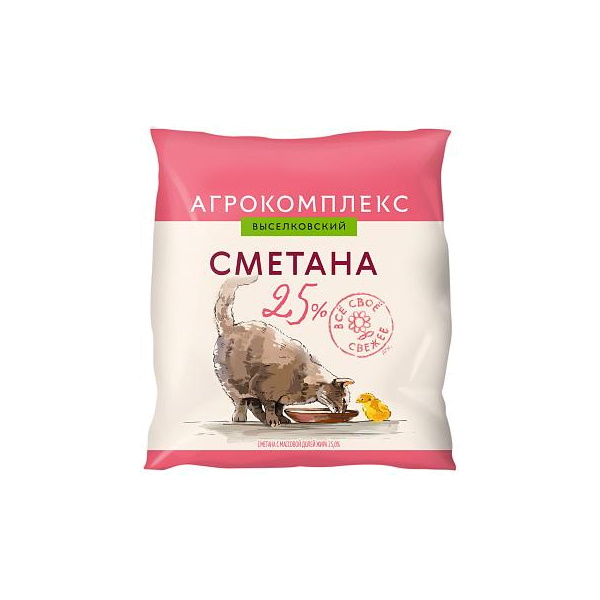 

Сметана Агрокомплекс 25% 450 г