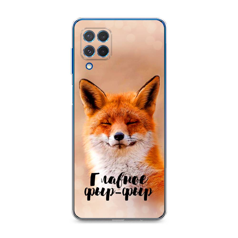 

Чехол Awog на Samsung Galaxy M62 / Самсунг M62 "Главное фыр-фыр", Бежевый;белый;оранжевый, 2102950-2