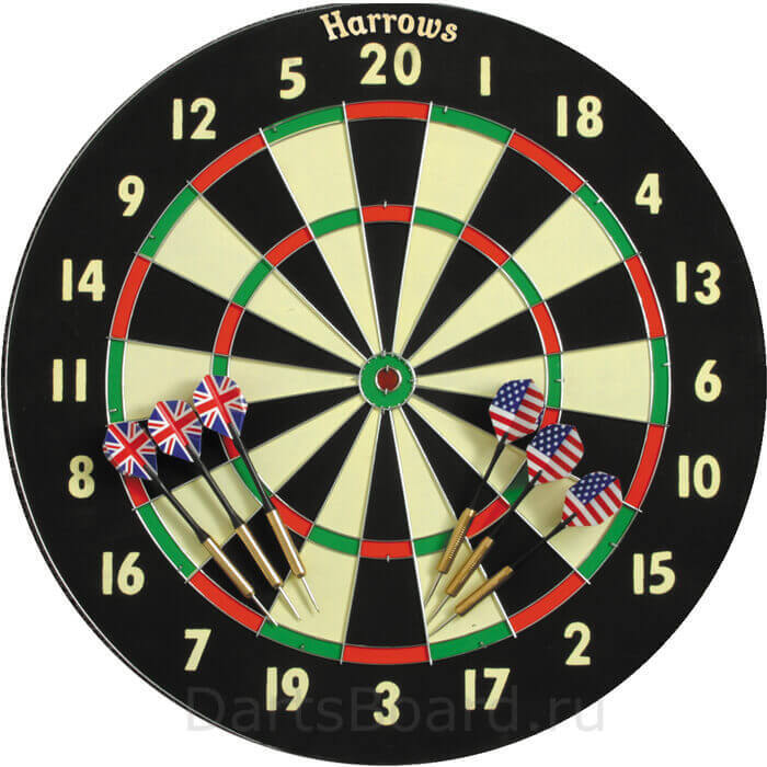 

Набор дартс Harrows Family Dart Game 45см, Family Dart Game 45см