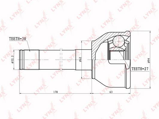 

Шрус LYNXauto CO-7528