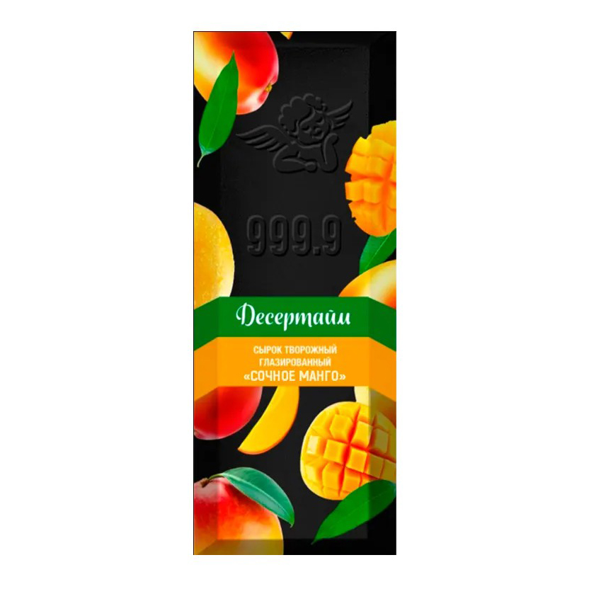 

Сырок творожный Десертайм глазированный манго 27% 50 г
