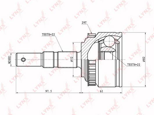 

Шрус LYNXauto CO-5908A