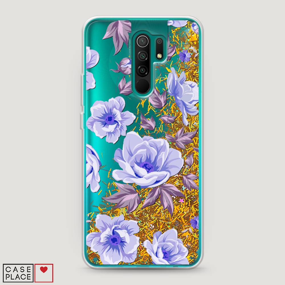 

Жидкий чехол с блестками "Цветочная фантазия 1" на Xiaomi Redmi 9, 38390-1