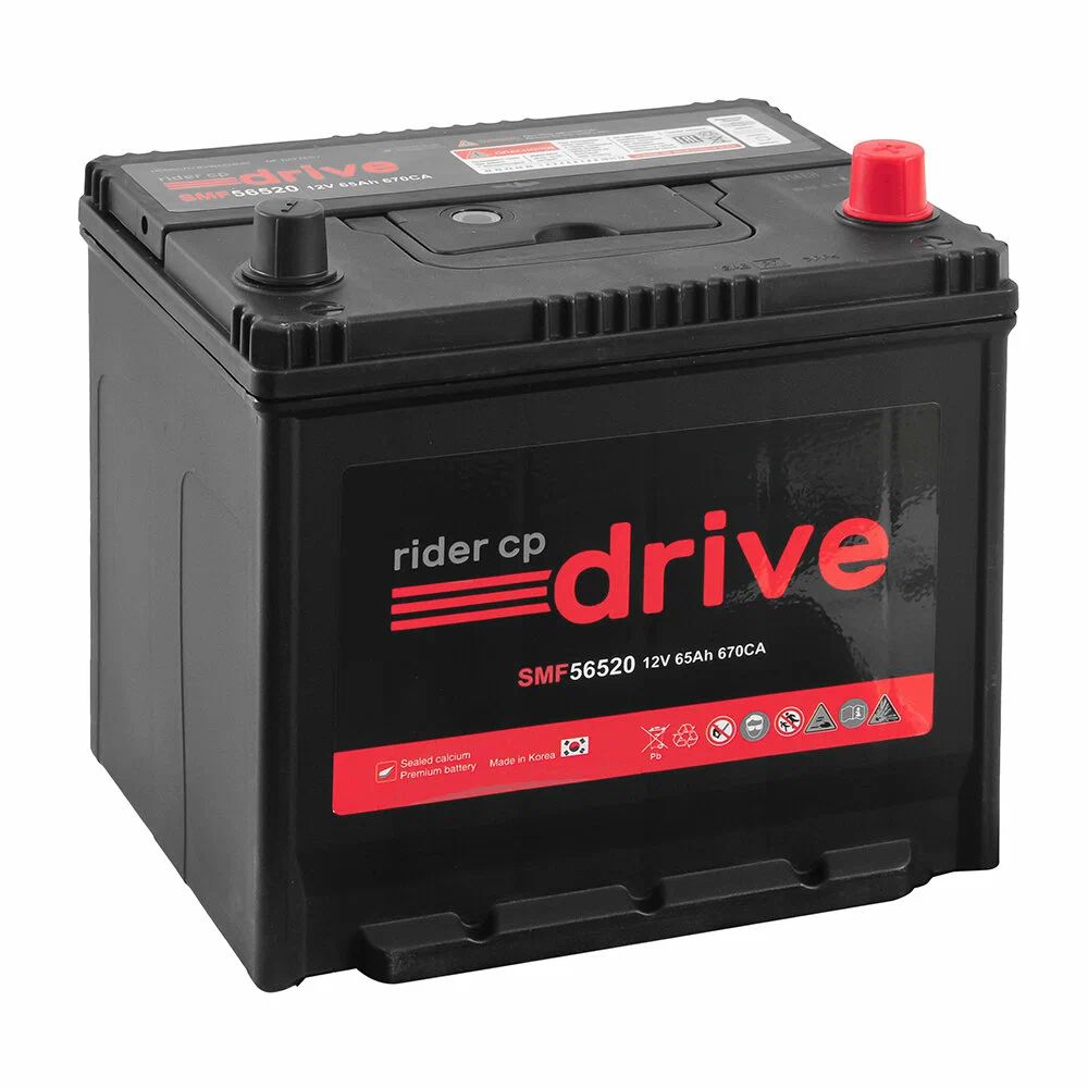 

Аккумулятор RDRIVE ASIA 65 Ач 670А П/П 56521 (80D23R) Rdrive 5652180D23R