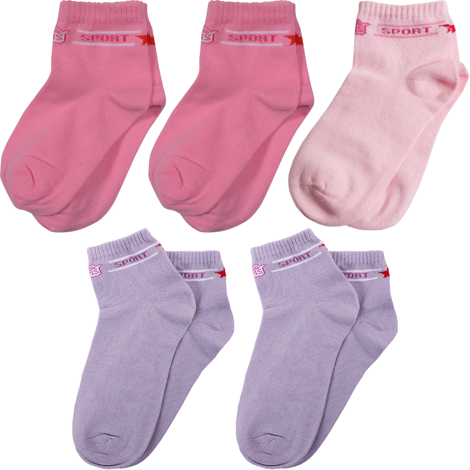 

Носки для девочек Rusocks 5-ДС-21 цв. розовый; фиолетовый р. 30, 5-ДС-21
