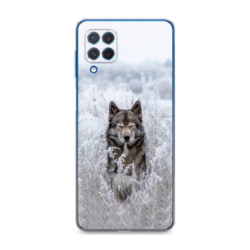 

Чехол Awog на Samsung Galaxy M62 / Самсунг M62 "Волк в поле", Белый;черный, 2102950-1