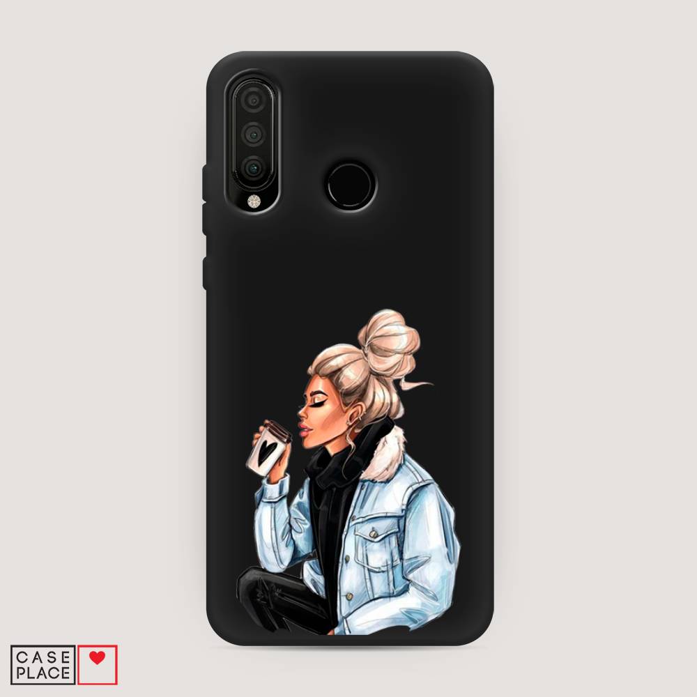 

Чехол Awog на Honor 20 Lite 2020 "Cute girl", Коричневый;бежевый, 611252-1