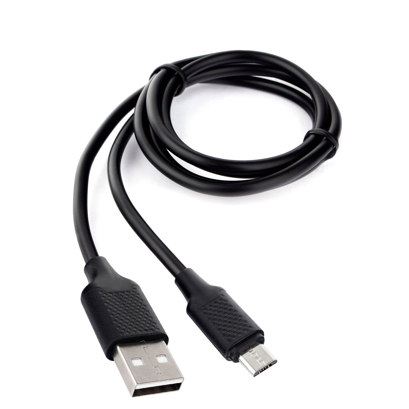 фото Кабель usb 2.0 cablexpert 1м, черный (ccb-musb2-ambmo2-1mb)