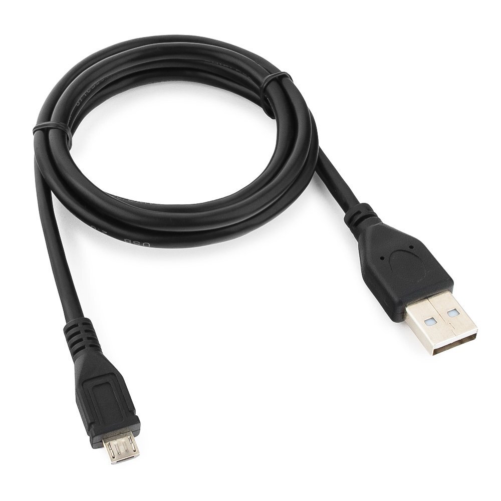 фото Кабель usb 2.0 pro cablexpert, am/microbm 5p, 1м, экран, черный(ccp-musb2-ambm-1m)