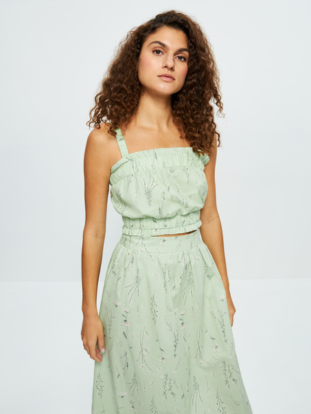 

Топ женский ZARINA 3226128328 зеленый S, 3226128328
