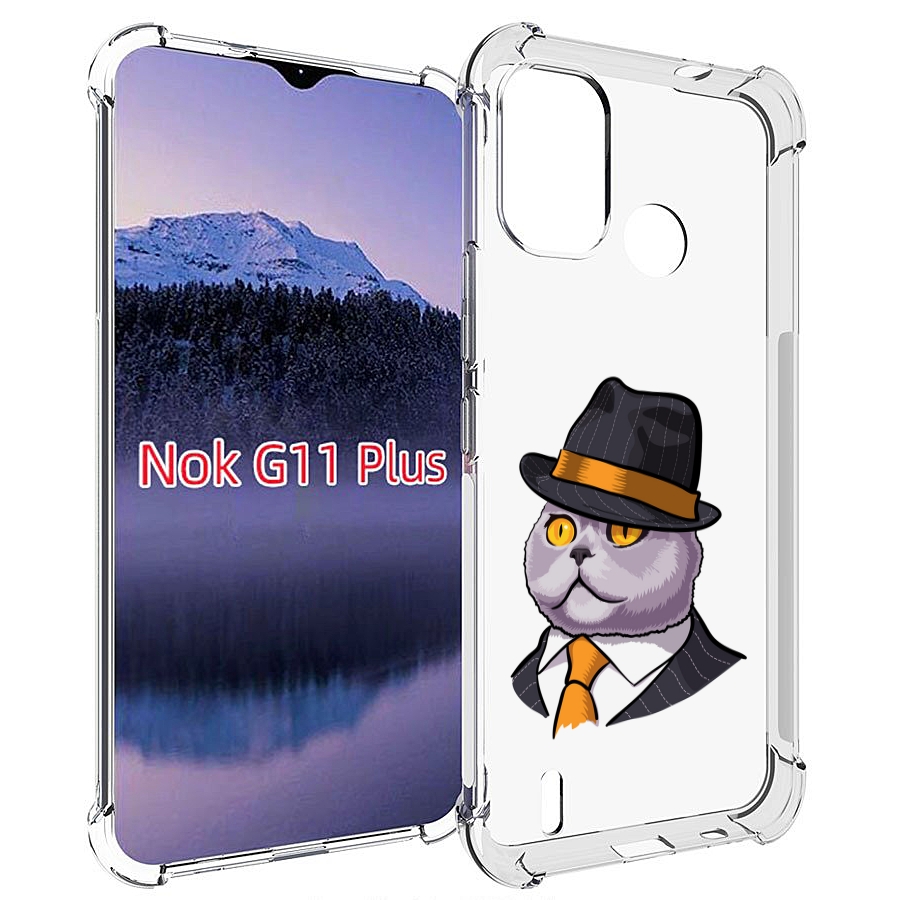 

Чехол MyPads британец для Nokia G11 Plus, Прозрачный, Tocco