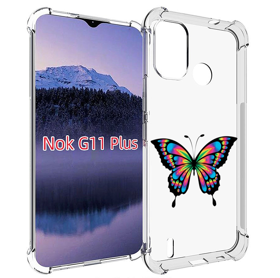 

Чехол MyPads мини-бабочка для Nokia G11 Plus, Прозрачный, Tocco