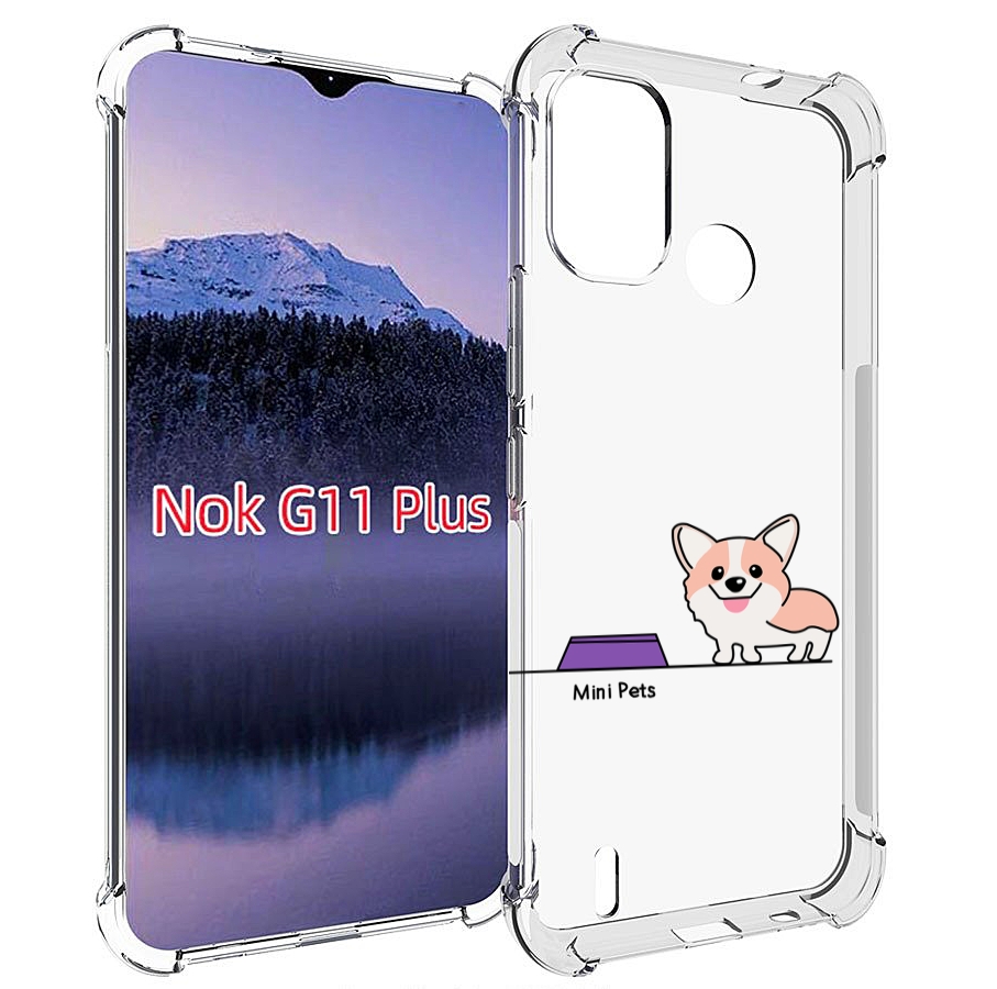 

Чехол MyPads мини-питомец детский для Nokia G11 Plus, Прозрачный, Tocco