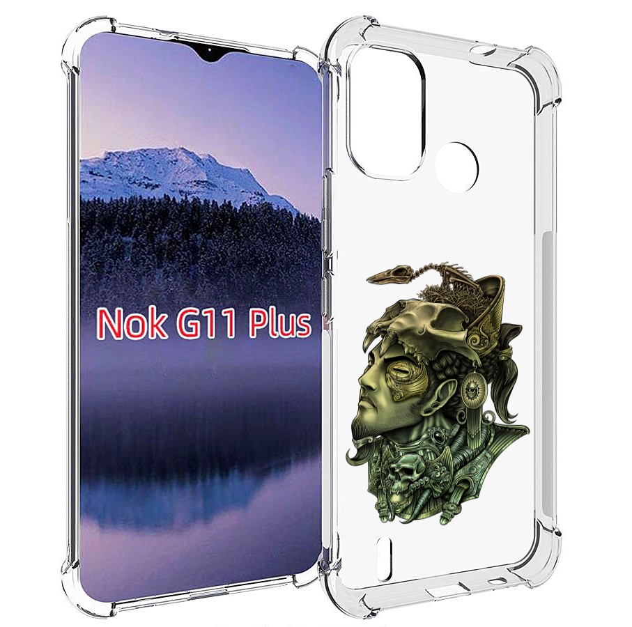 

Чехол MyPads бронзовый воин для Nokia G11 Plus, Прозрачный, Tocco