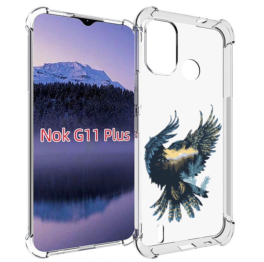 

Чехол MyPads мирок в соколе для Nokia G11 Plus, Прозрачный, Tocco
