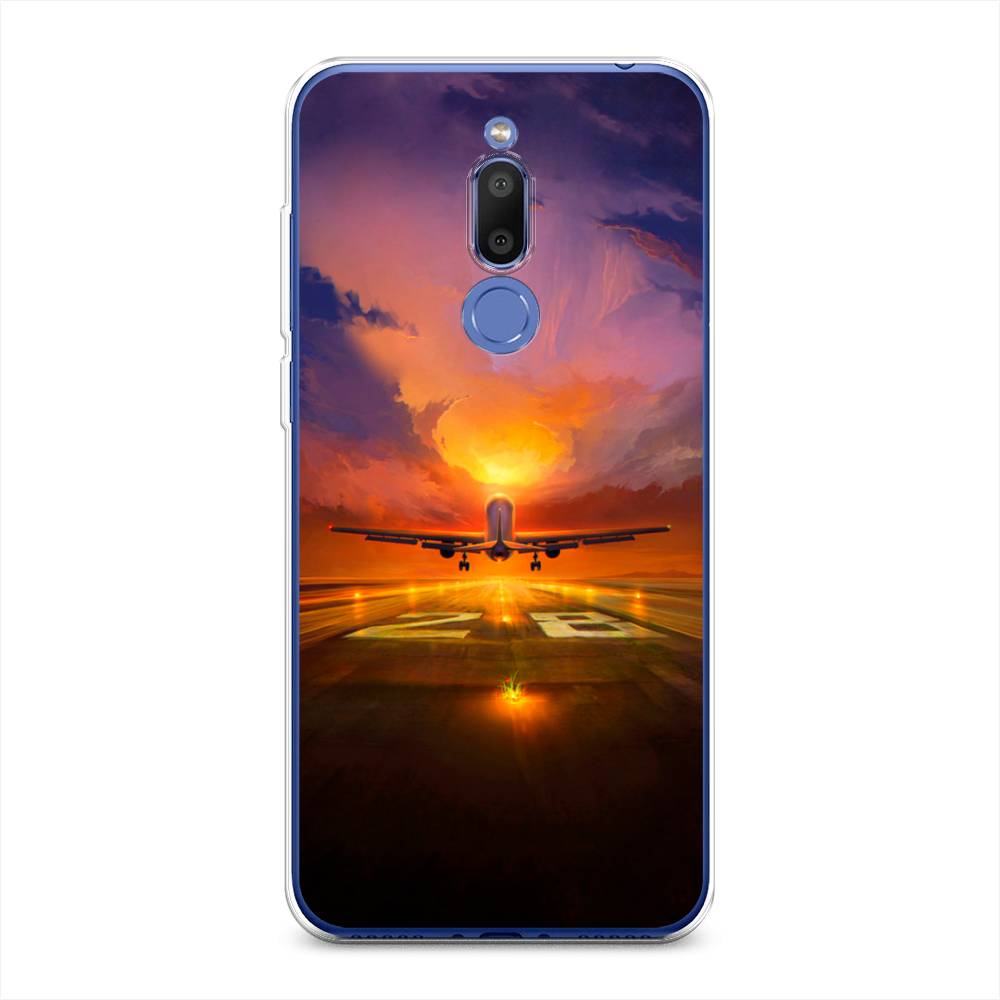 

Чехол на Meizu M6T "Самолет на посадке", Оранжевый;синий, 72850-6