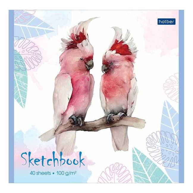 

Блокнот Hatber SketchBook Нежная акварель 40 листов в ассортименте