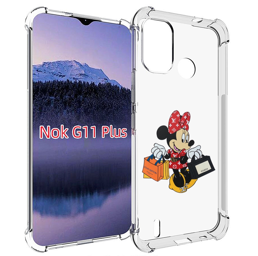 

Чехол MyPads модная-девочка-из-микки-мауса женский для Nokia G11 Plus, Прозрачный, Tocco