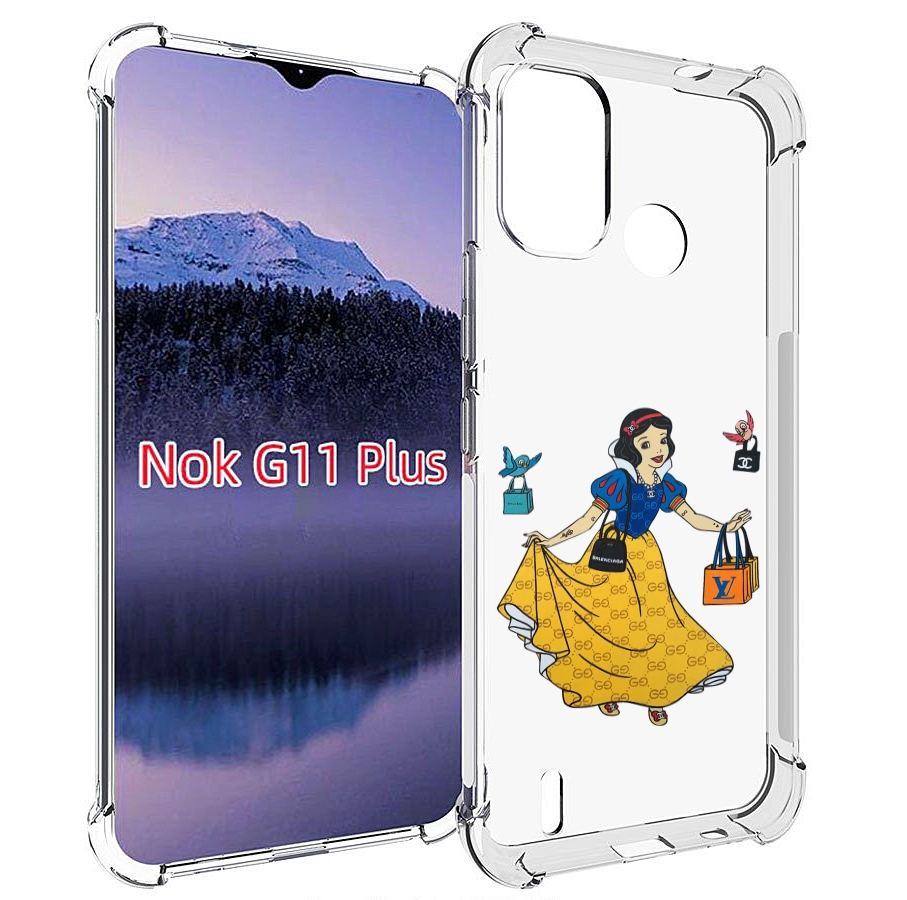 

Чехол MyPads модная-принцесса женский для Nokia G11 Plus, Прозрачный, Tocco