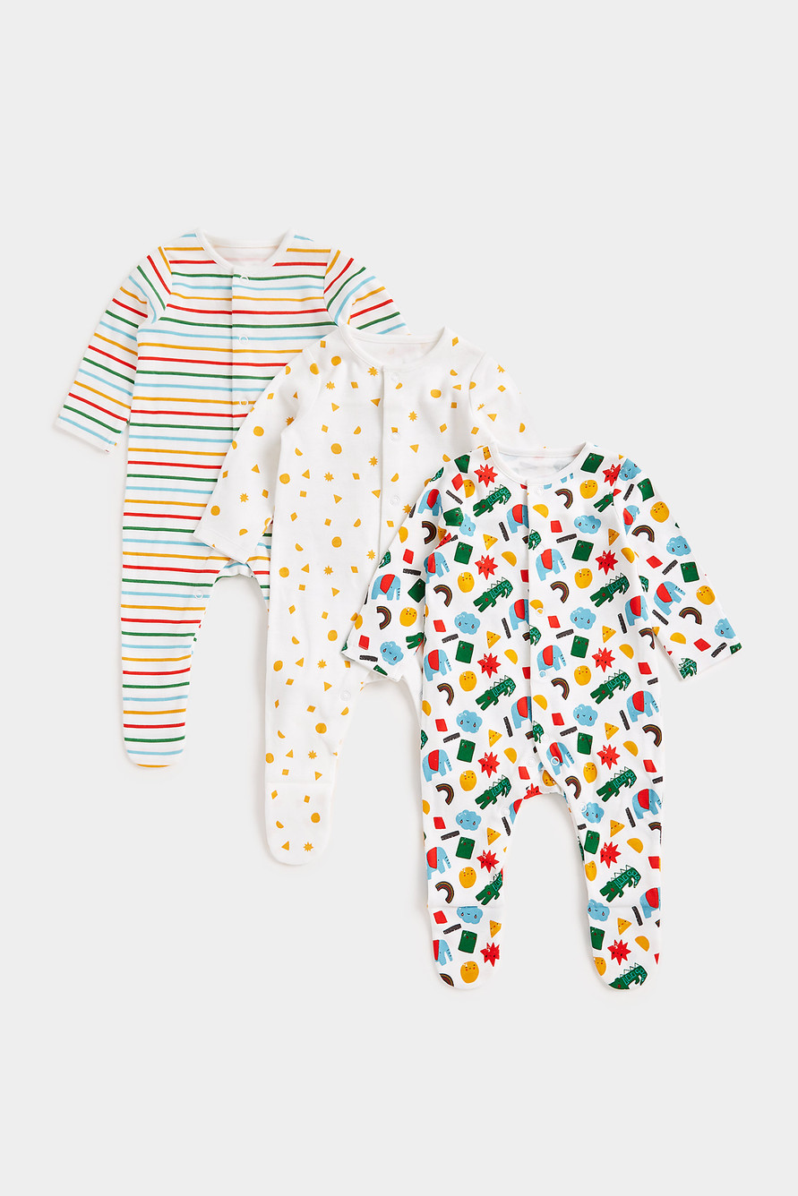 Комбинезон детский Mothercare MC-CB371, мультиколор, 56, 3 шт