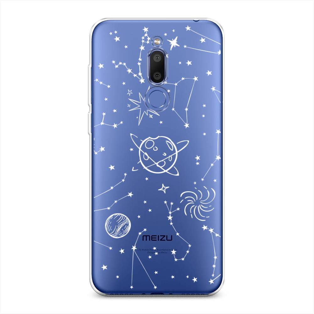 

Чехол на Meizu M6T "Планеты в космосе", Белый, 72850-2