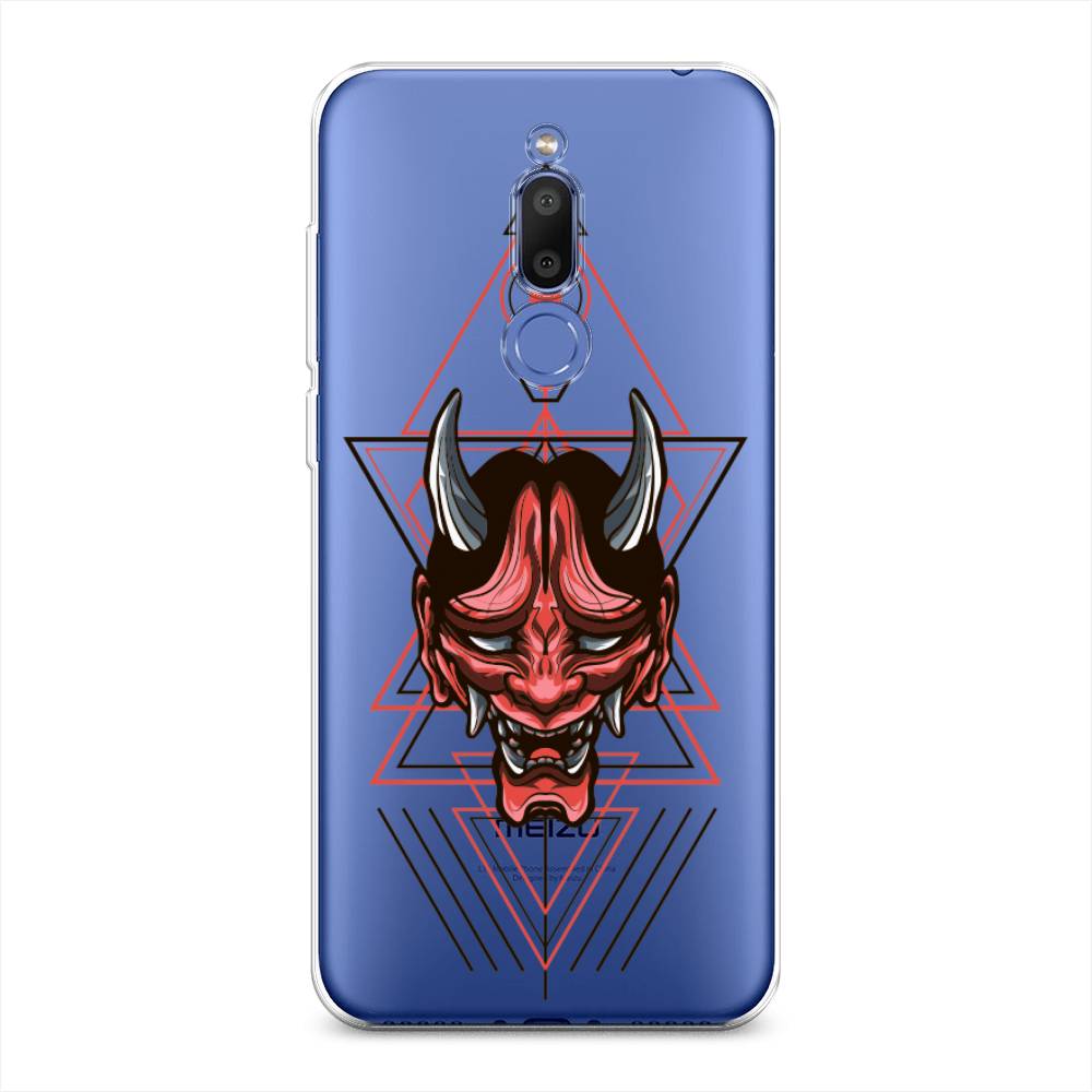 

Чехол на Meizu M6T "Hanya Oni mask", Серый;красный;черный, 72850-4