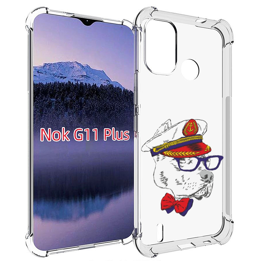 

Чехол MyPads бульдог для Nokia G11 Plus, Прозрачный, Tocco