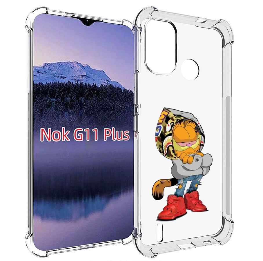

Чехол MyPads модный-котяра детский для Nokia G11 Plus, Прозрачный, Tocco