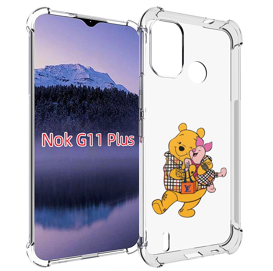 

Чехол MyPads модный-медведь-из-винни-пуха для Nokia G11 Plus, Прозрачный, Tocco