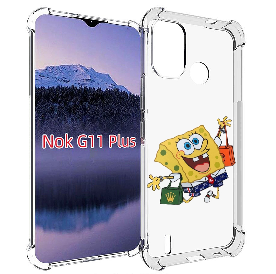 

Чехол MyPads модный-спанч-боб для Nokia G11 Plus, Прозрачный, Tocco
