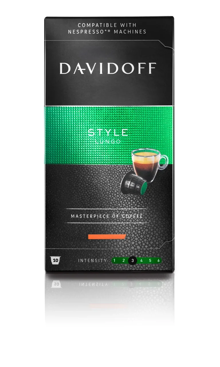 

Капсулы Tchibo давидофф стайл мол для кофемашин Nespresso 10 капсул, для кофемашины