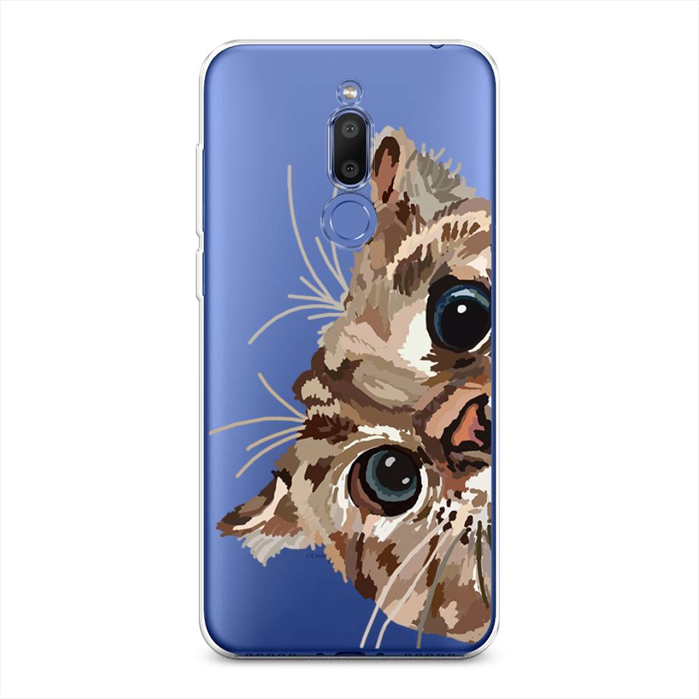 

Чехол на Meizu M6T "Любопытный кот", Коричневый;синий;черный, 72850-1
