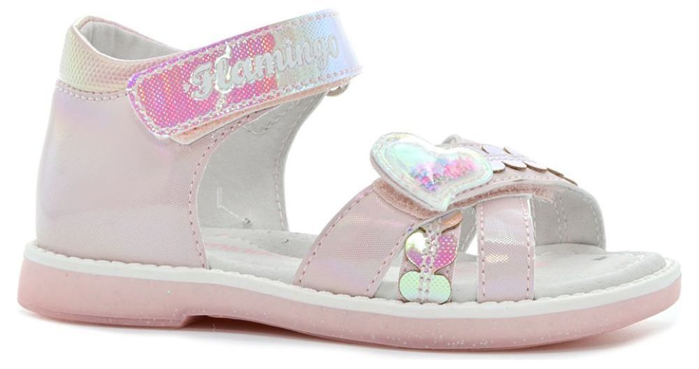 

Туфли Flamingo для девочек, размер 25, 231S-Z6-3622, Белый;розовый, 231S-Z6-3622