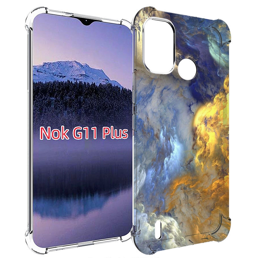 

Чехол MyPads мраморное небо для Nokia G11 Plus, Прозрачный, Tocco