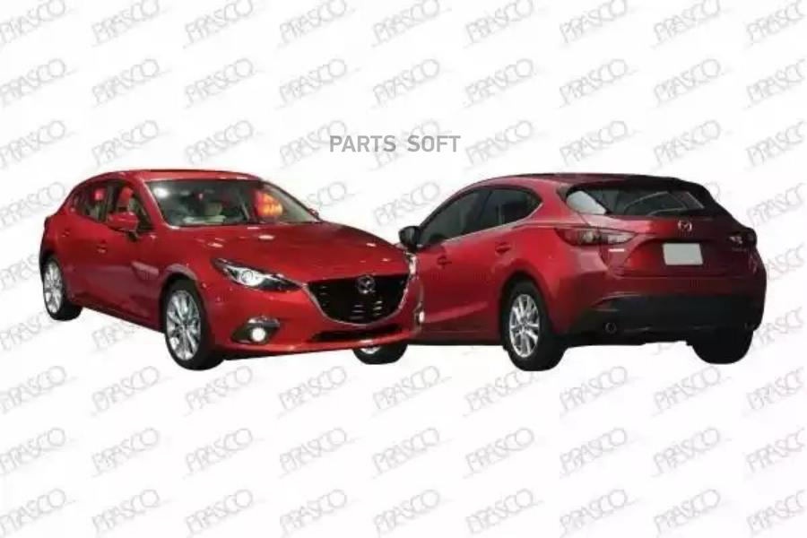 Mz3322203 Молдинг Решетки Радиатора Правый Хромированный\ Mazda 3 1.5I/2.0I/2.2D 13-19 1Шт