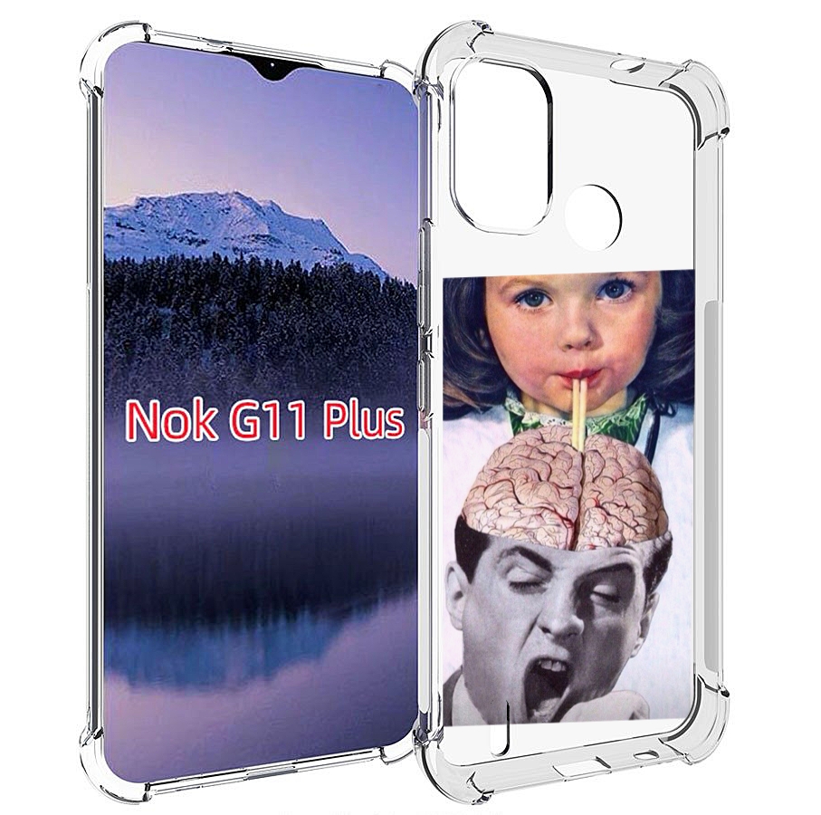 

Чехол MyPads на-здоровье для Nokia G11 Plus, Прозрачный, Tocco