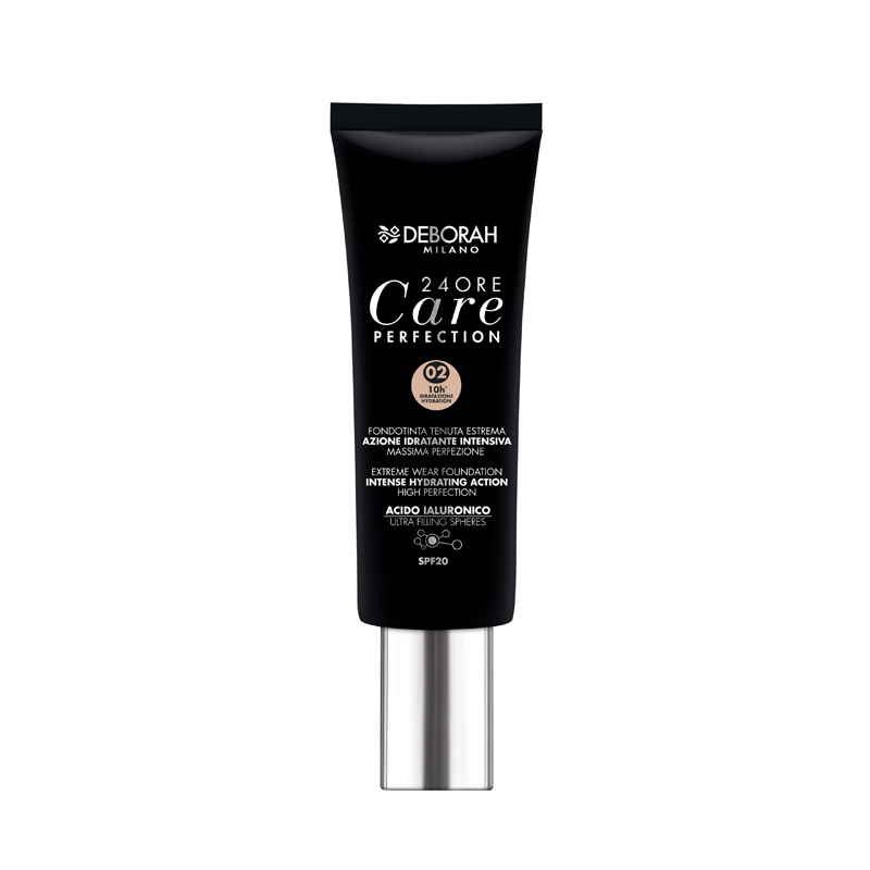 Тональный крем-уход Deborah Milano 24 Ore Care Perfection Foundation т.02 Бежевый 30 мл