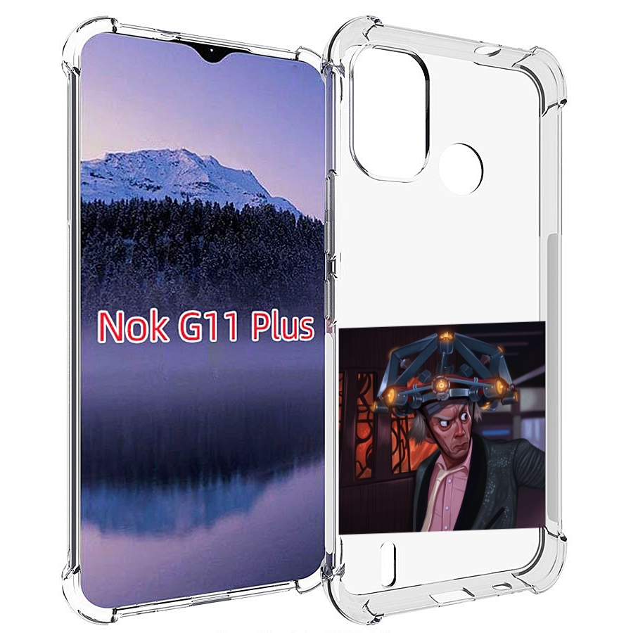 

Чехол MyPads назад-в-будущее для Nokia G11 Plus, Прозрачный, Tocco