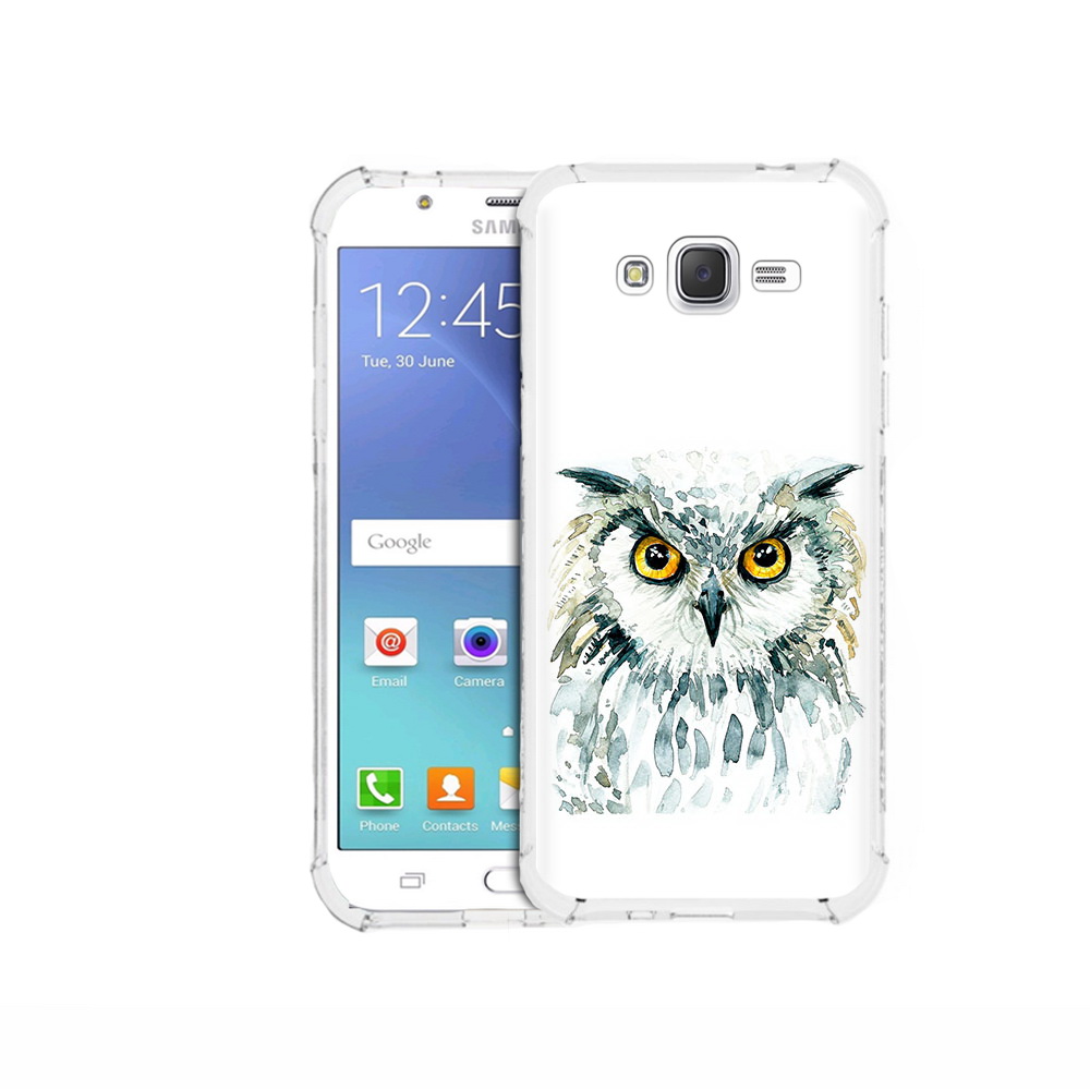 

Чехол MyPads Tocco для Samsung Galaxy J5 (2015) Серьезная сова (PT15272.579.156), Прозрачный, Tocco
