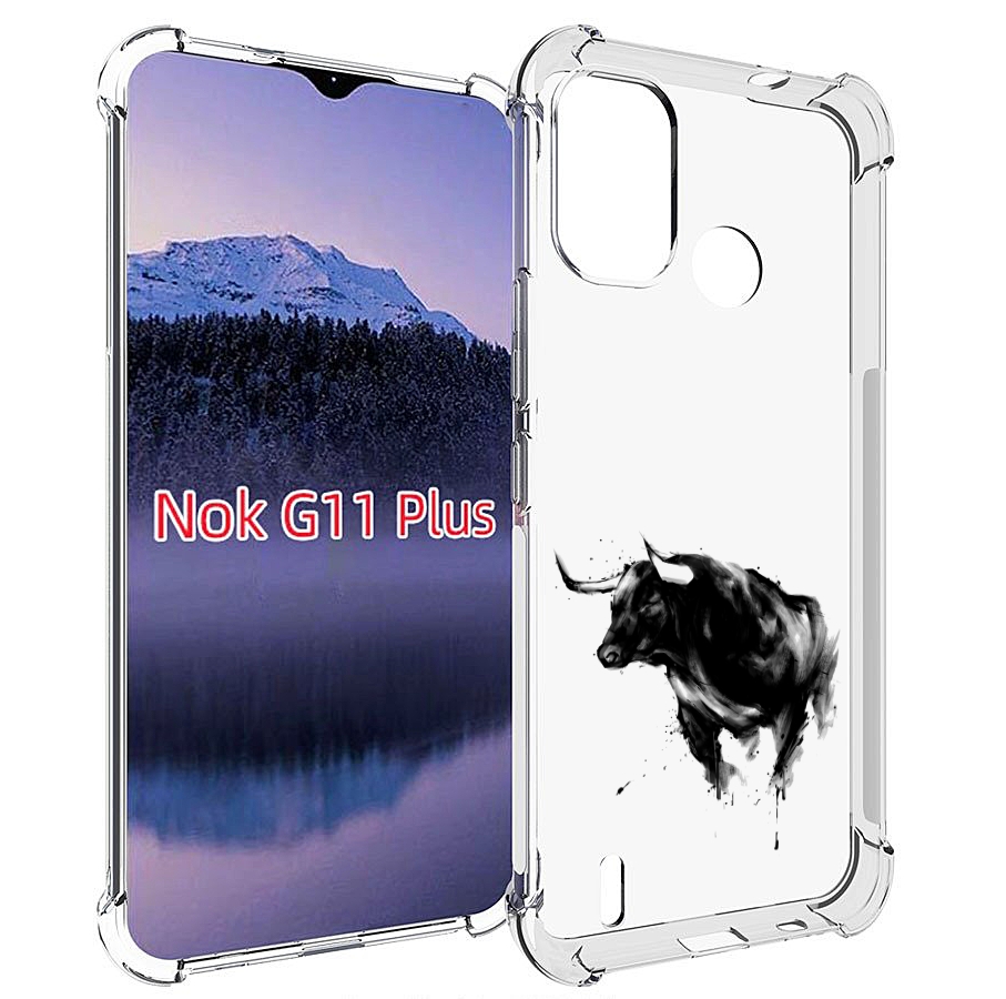 

Чехол MyPads бык для Nokia G11 Plus, Прозрачный, Tocco