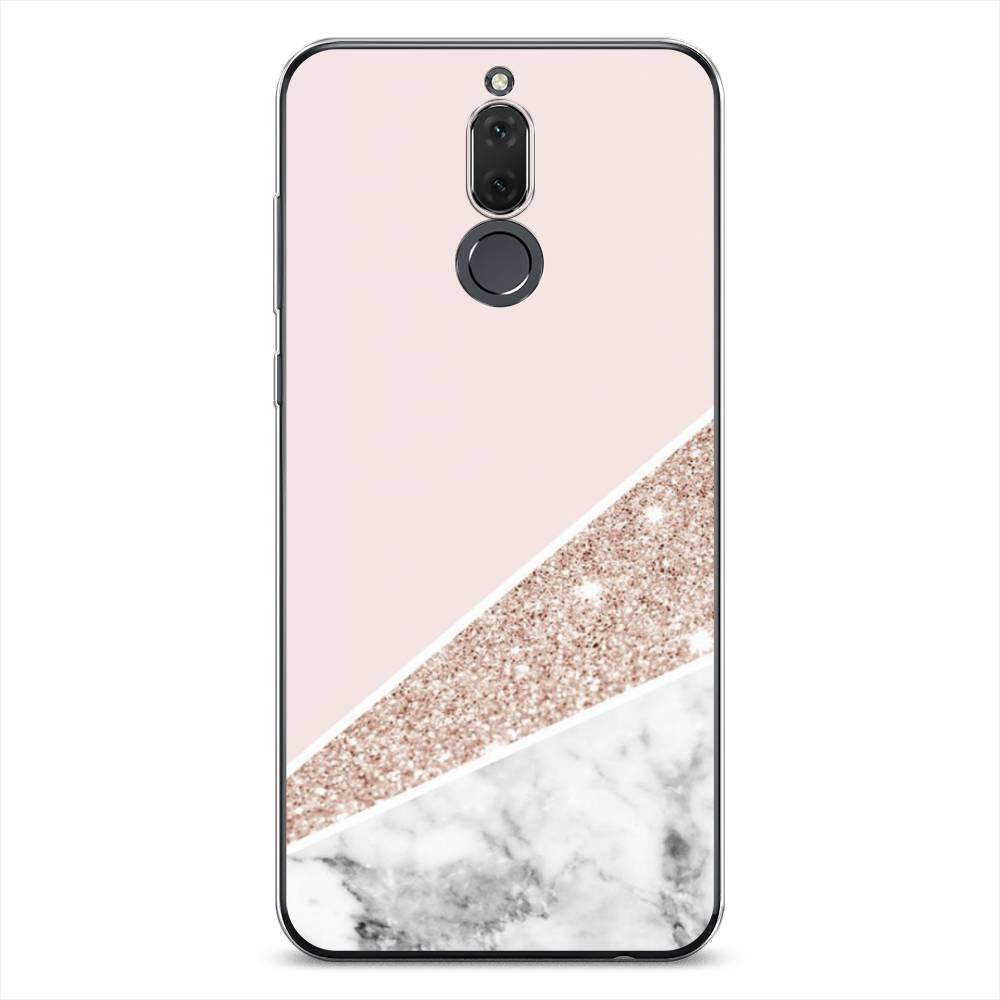 

Чехол на Huawei Nova 2i "Блестящий розовый мрамор", 6120550-3