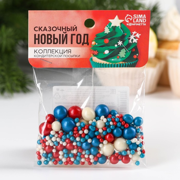 Кондитерская посыпка Konfinetta сказочный новый год 25 г
