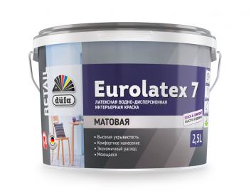 фото Краска вд dufaretail eurolatex 7, 2,5л