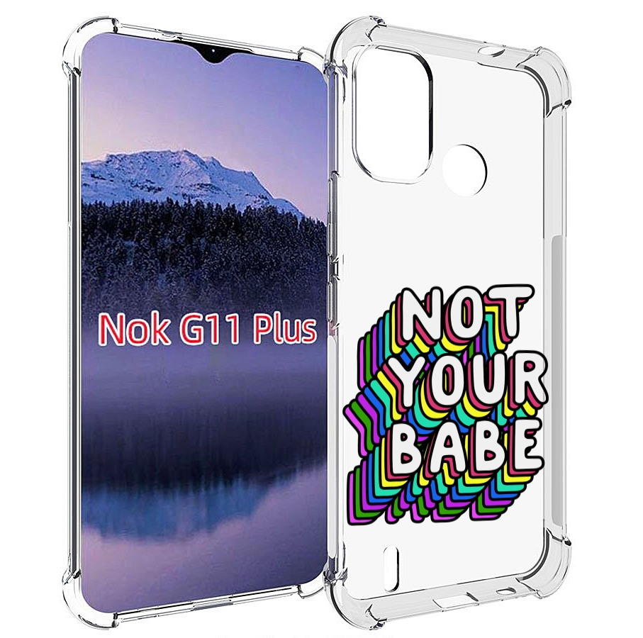 

Чехол MyPads не-твоя-девочка для Nokia G11 Plus, Прозрачный, Tocco