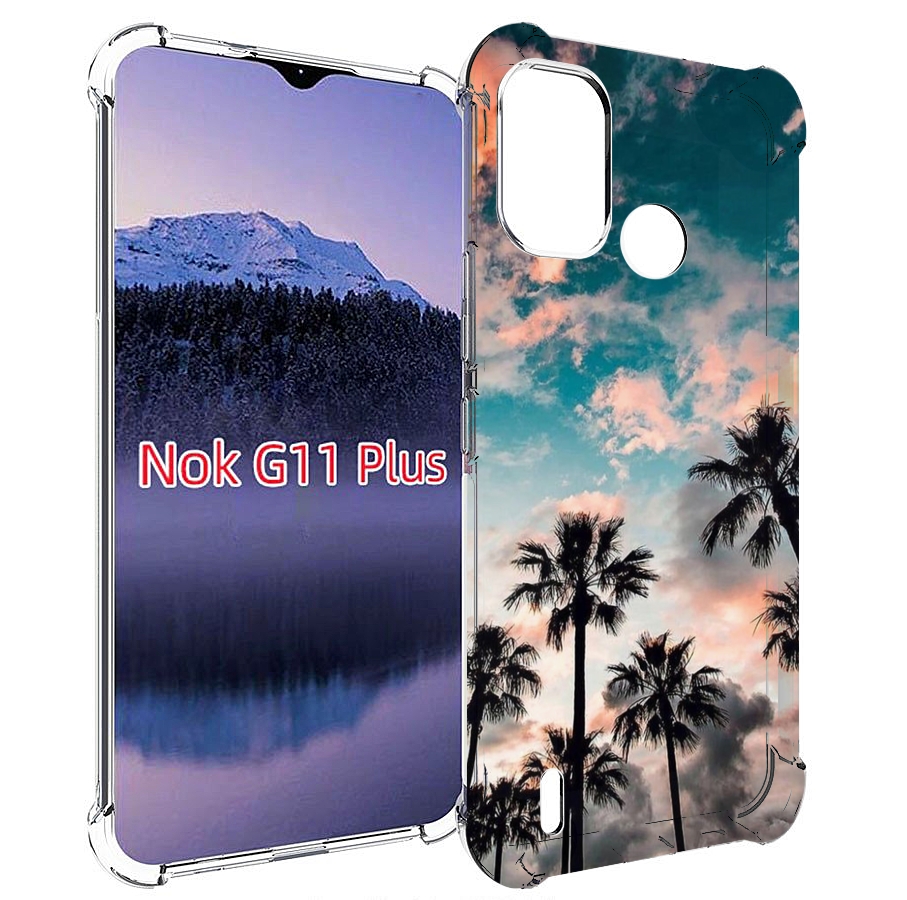 

Чехол MyPads небо-с-пальмами для Nokia G11 Plus, Прозрачный, Tocco