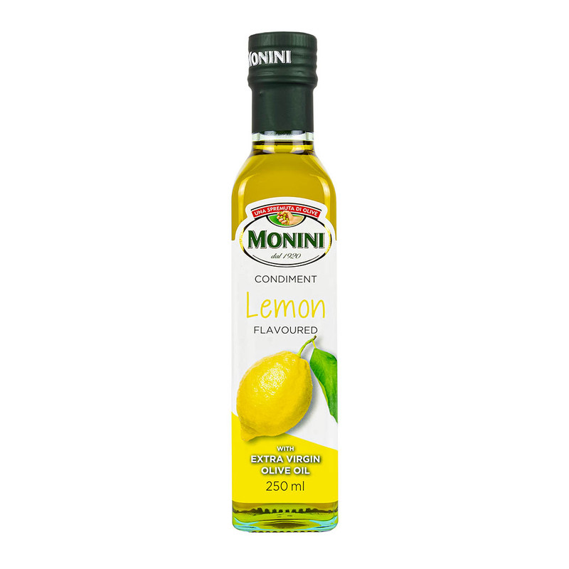 Масло оливковое Monini Extra Virgin нерафинированное с лимоном, холодного отжима, 250 мл