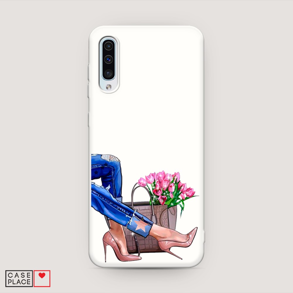

Матовый силиконовый чехол "Каблучки" на Samsung Galaxy A30s